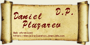 Daniel Plužarev vizit kartica